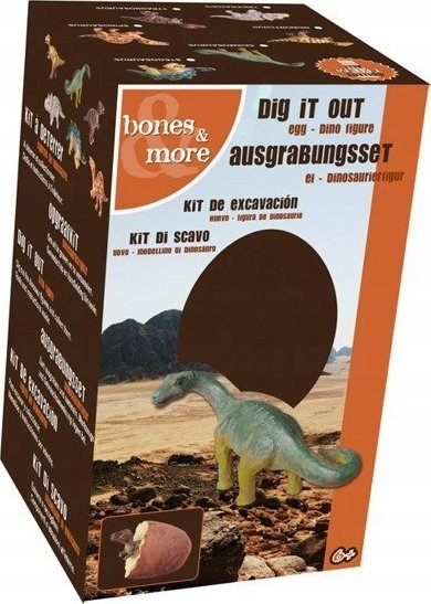 Lodër dinozaur për gërmim nga veza MIX, figurë e madhe