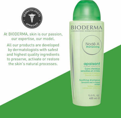 Шампон за коса Bioderma Nodé A, за чувствително скалп, смирувачка хидратација