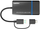 Adapter Microconnect USB C USB A 2n1 në HDMI, 4K, gri