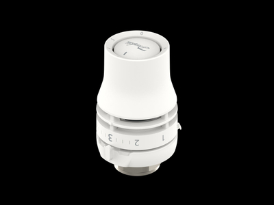 Kokë termostatike Danfoss Redia RTD, 8°C–28°C, e bardhë