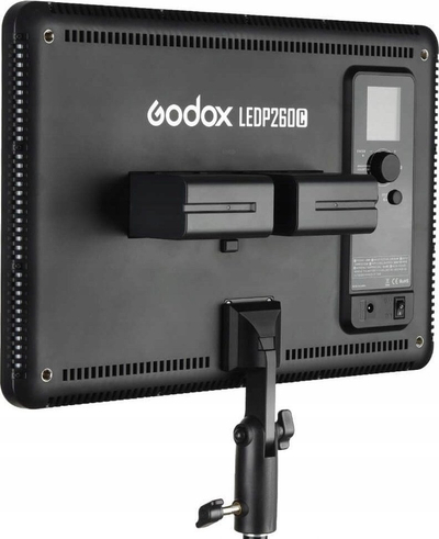 Dritë video LED Godox LEDP260C, 30W, 3300K-5600K, e zezë