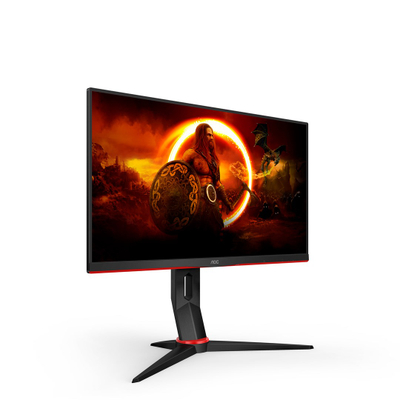 Monitor AOC G2 Q24G2A/BK, 23.8", QHD, 165Hz, 1ms, i zi/portokalli