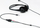 Adapter audio Equip RJ9 në 3.5mm për kufje, për telefona VOIP, i zi