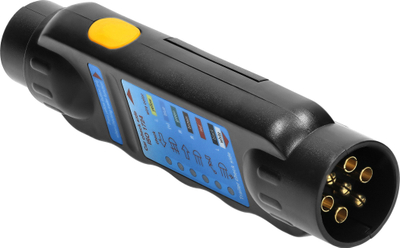 Komplet testimi prize rimorkioje Carpoint, 13/7 pin, 12/24V, i bardhë