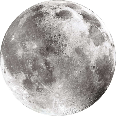 Puzzle Clementoni Space Collection Nasa Moon, 500 copa, 50 cm, gri