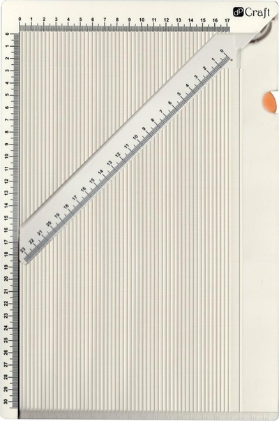 Dërrasë vizimi DPCraft Scoring Board, për scrapbooking, plastike, e bardhë