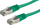 Мрежен кабел ROLINE S/FTP Cat.5e, RJ45, 0.5m, зелен