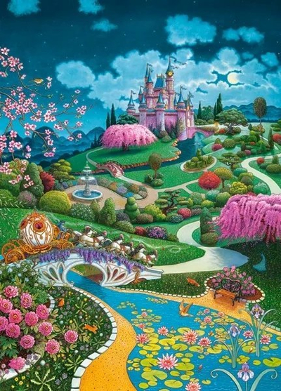 Puzzle Castorland Cinderella's Castle, 180 copë, 7+