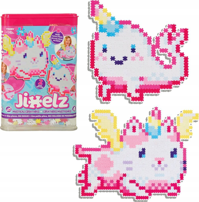 Set kreativ me puzzle FatBrainToys Jixelz T73597, shumëngjyrësh