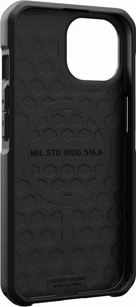 Mbrojtëse telefoni Urban Armor Gear Metropolis LT MagSafe për iPhone 15, Kevlar, e zezë