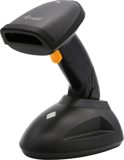 Skaner barkodësh 2D Wireless, pa tela, portabël, i zi