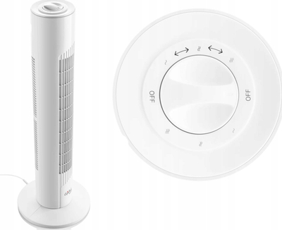 Ventilator kullor Gallet Blizzard VEN73T, 45W, 3 shpejtësi, i bardhë