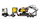 Set lodër LEGO Technic Volvo FMX Truck dhe EC230 Electric Excavator, makineri ndërtimi, shumëngjyrësh