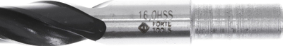 Spiral metalpunues Forte Tools, 16mm, 178mm, metalik