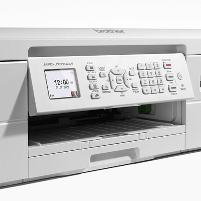 Printer multifunksion Brother MFC-J1010DW, inkjet, Wi‑Fi, i bardhë gri