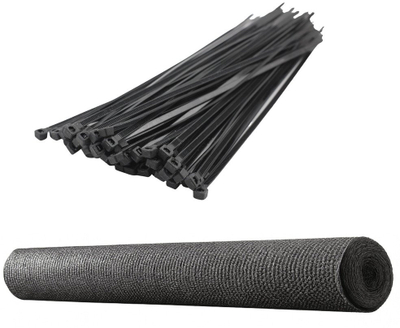 Rrjetë hijeje për gardh Agrotextil, 1.5 x 50 m, 70 g/m², gri