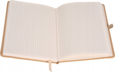 Fletore Antra Notes Memofix A5, grid, kapak eco leather, e zezë