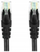 Kabllo rrjeti Accura UTP Cat6, 0.25m, Ethernet, e zezë