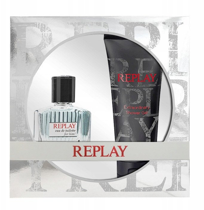 Set parfum dhe xhel dushi Replay Essential for Him, EDT 30ml, xhel dushi 100ml, për burra