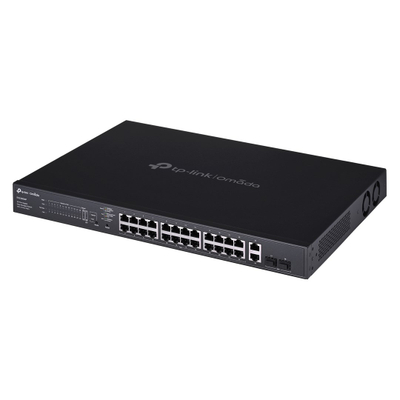 Switch rrjeti TP-Link Omada ES228GMP, 28 porta Gigabit, 24 porta PoE+, i zi