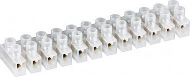 Bllok terminal elektrik Fixpoint, 12 njësi, 3A, transparent