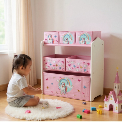 Organizues lodrash U-grow 5949494044310, 6 kuti magazinimi, për fëmijë, shumëngjyrësh