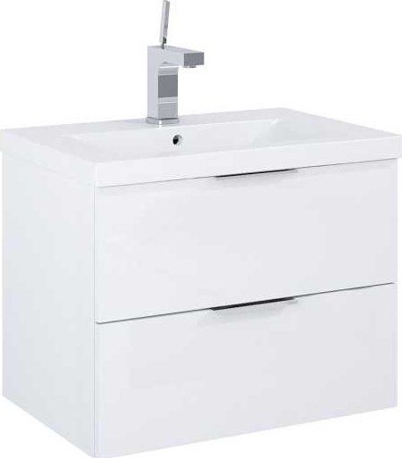 Kabinet lavamani Frame Zest, 2 sirtarë, 50cm, i bardhë