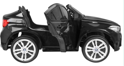 Makinë elektrike për fëmijë BMW X6M XXL, 12V, 2 ulëse, e zezë