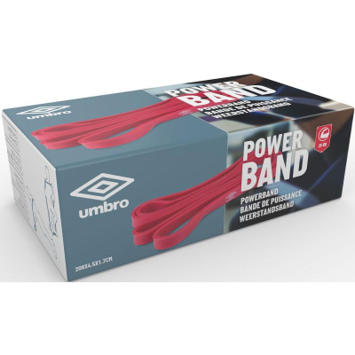 Bandë rezistence Umbro Power Band, 25 kg, 208x4.5x1.7 cm, e kuqe
