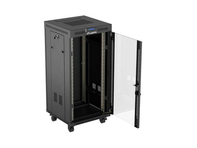 Kabinet rack Lanberg FF01-6624-12BL, 24U, 19", i zi