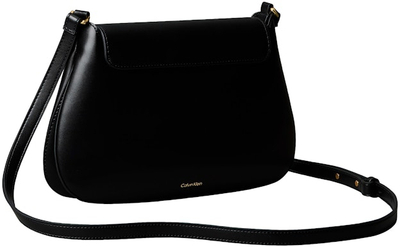 Çantë crossbody Calvin Klein LV04F3401G, madhësi mesatare, e zezë