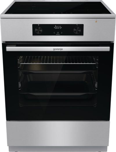 Shporet elektrik Gorenje GEIT6C60XPG, induksion, 71L, inox