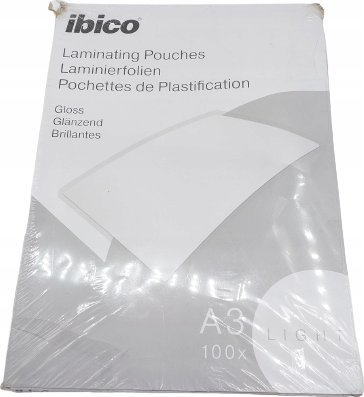 Fletë plastifikimi Ibico Basics Light, A3, 100 copë, transparente