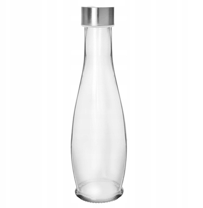 Shishe qelqi NORTHIO 15736, me kapak metalik, transparente