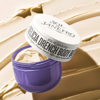 Krem trupi Sol de Janeiro Delicia Drench Body Butter, hidratim i thellë, vegan, vjollcë