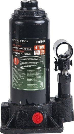 Ngritës hidraulik ROCKFORCE FK-T90404S, kolonë 4T, me kuti plastike, i kuq
