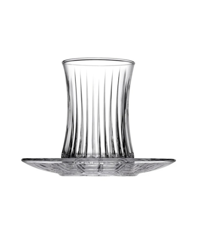 Set - Gota dhe tablla të cajit Paşabahçe Elysia, (6+6 copë)