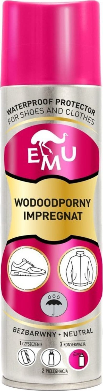 Spraj për lyer këpucë e rroba EMU, 250 ml, që s’e ze uji