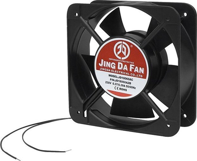 Ventilator Jing Da Fan JD18060AC, 180x180x60mm, 230V AC, i zi
