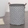 Shportë rrobash Sealskin Laundry Basket Diamonds, 60L, me doreza, gri me figura