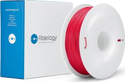 Filament 3D Fiberlogy FiberSatin, 1.75mm, 0.85kg, i kuq