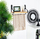 Raft muri industrial LOFT, metal i zi, dru natyral