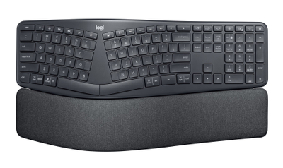 Tastierë Logitech ERGO K860 for Business, ergonomike, e zezë
