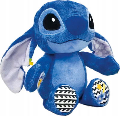 Peluç interaktiv Clementoni Disney Stitch Grow with Me, me tinguj dhe melodi, me rrotullues (rattle), shumëngjyrësh