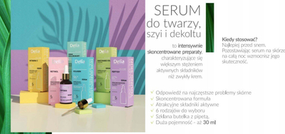 Serum fytyre Delia Cosmetics Retinol Anti-wrinkle, kundër rrudhave, 30 ml