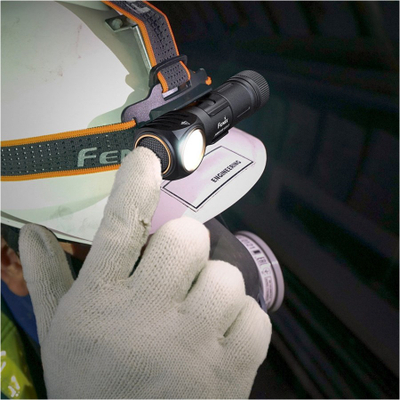 Dritë koke industriale Fenix HM61R, 1600 lumen, trup alumini, e zezë