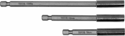 Сет магнетни држачи за битови YATO YT-04699, 3 парчиња, 75 100 150mm