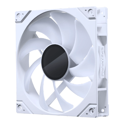 Ventilatorë PC Phanteks M25 Gen2, 140mm, DRGB PWM, të bardhë