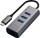 USB Hub Satechi USB-C 2in1 Ethernet, i hirtë