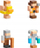 Set ndërtimi magnetik Pixio Mini Figures 2 Blocks, figurë surprizë, 6+